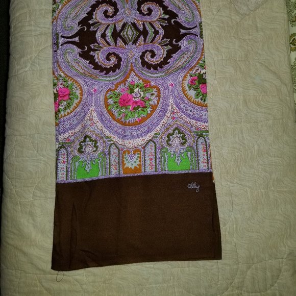 COTTON Brown velvet blazer and scarf DUO - Picture 10 of 10